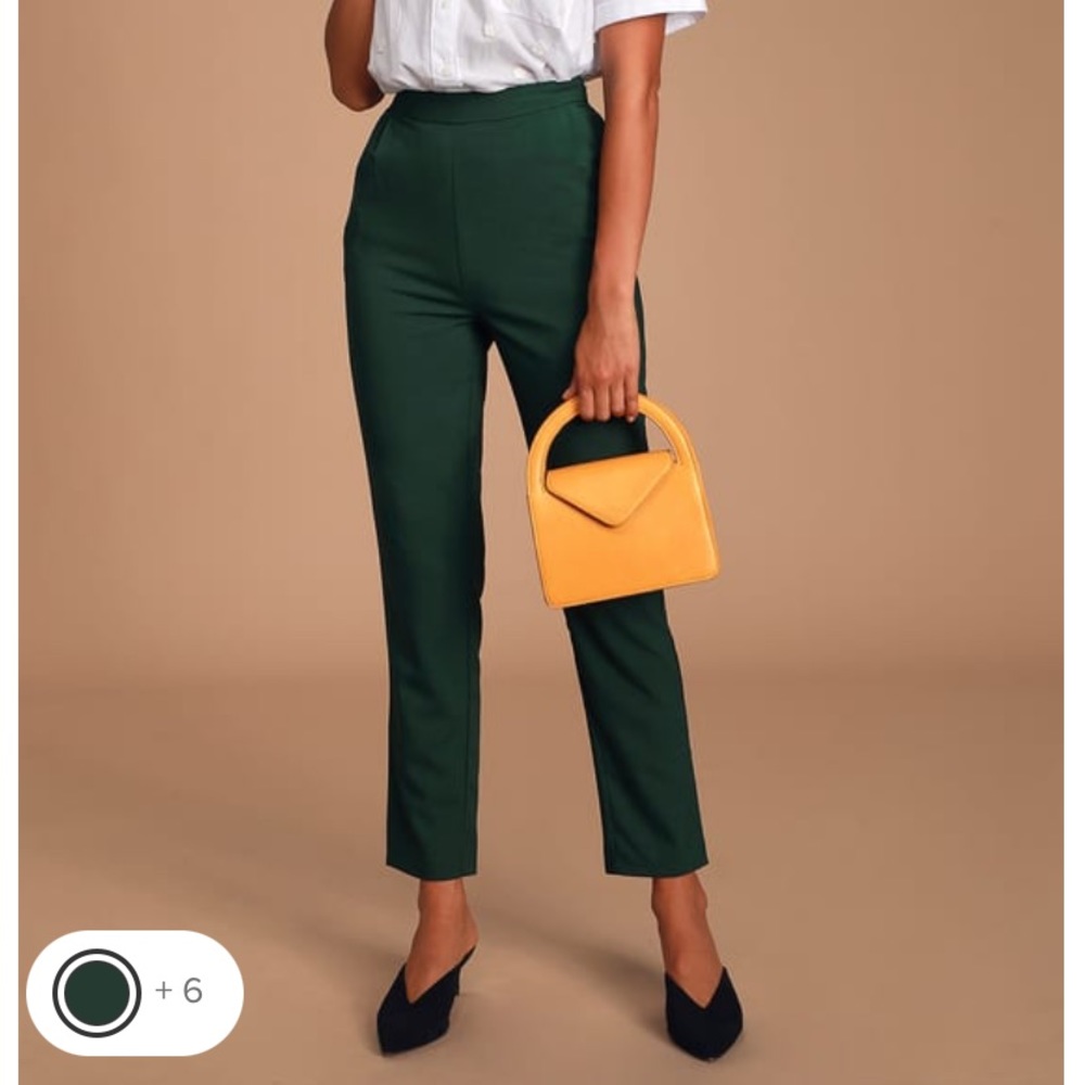 Lulus Green Work Pant